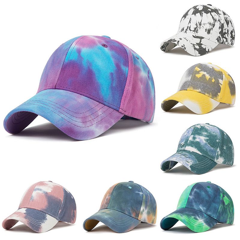 colored baseball hats