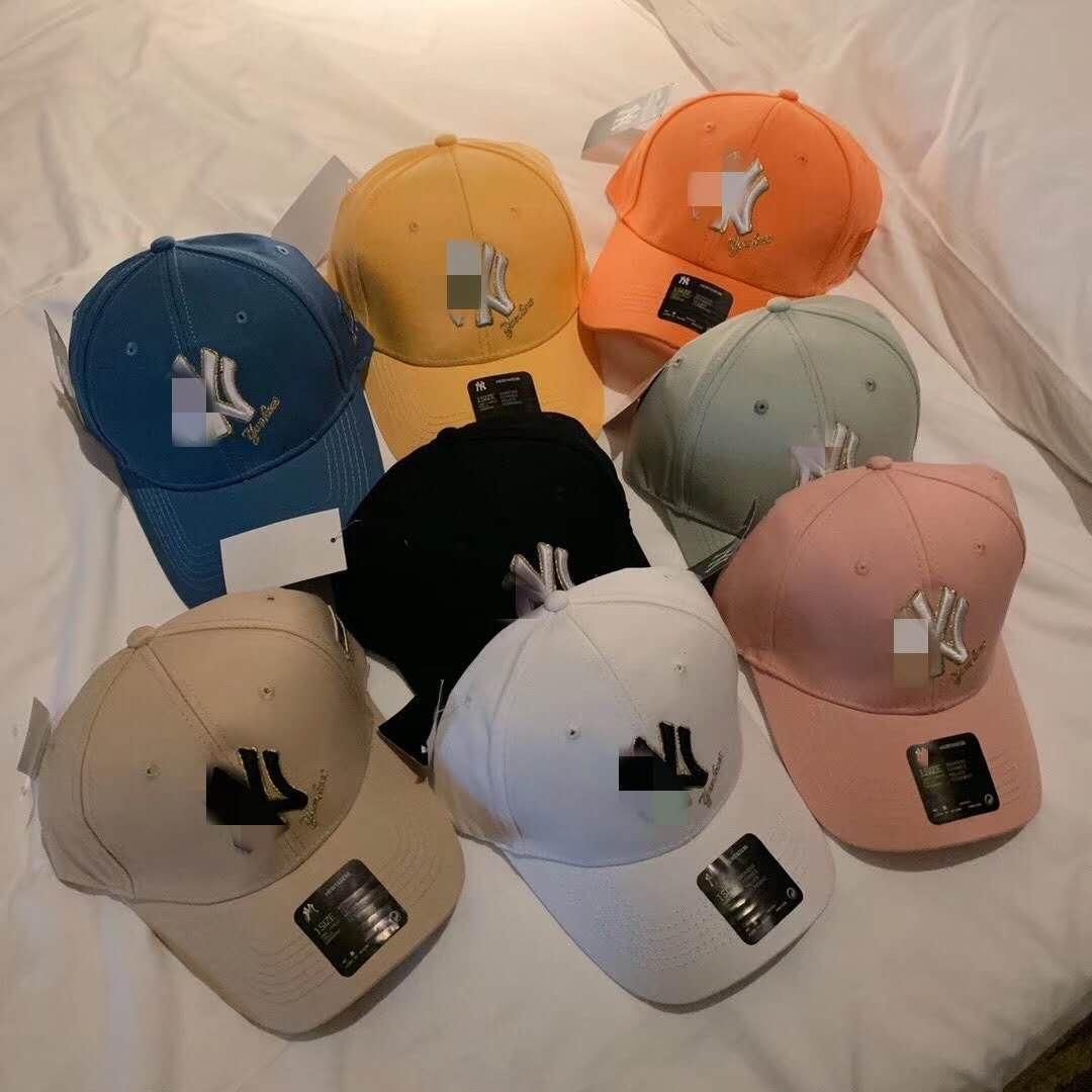 colored baseball hats