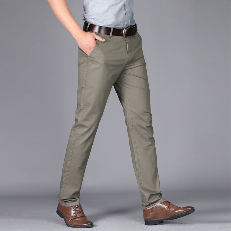 Pantalones para hombres Business Casual Office Traje Largo Pantalón Pantalones Pantalones Sorprendente Social Pantalones Formal