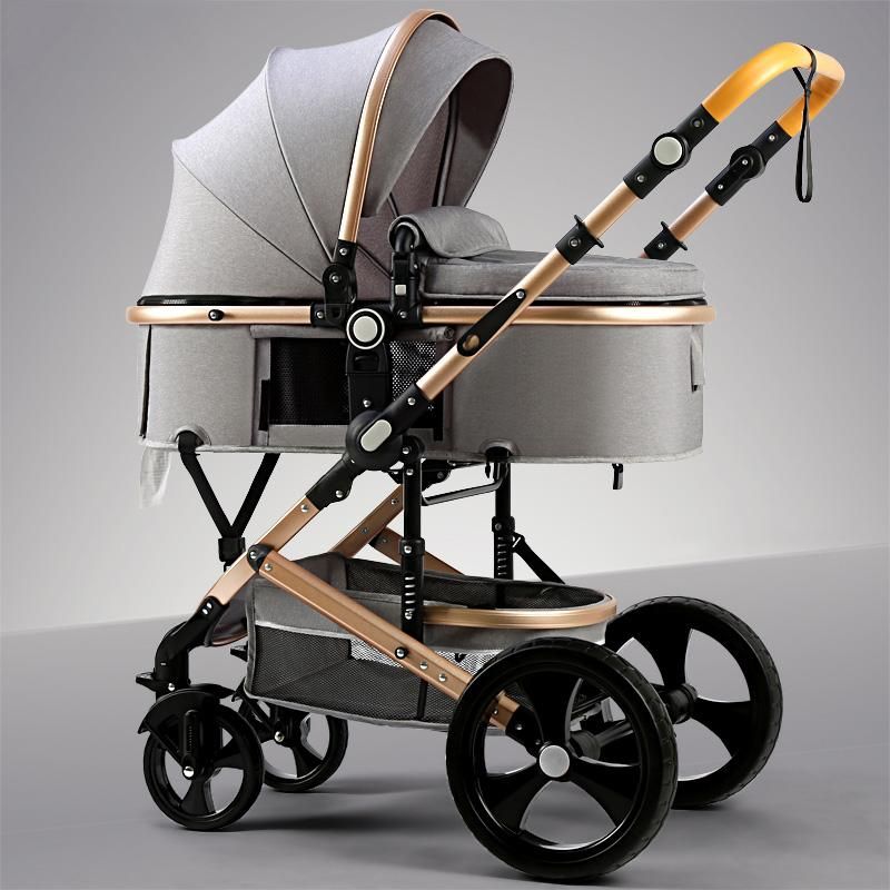 2021 Good High Landscape Stroller Can Sit Reclining Stroller