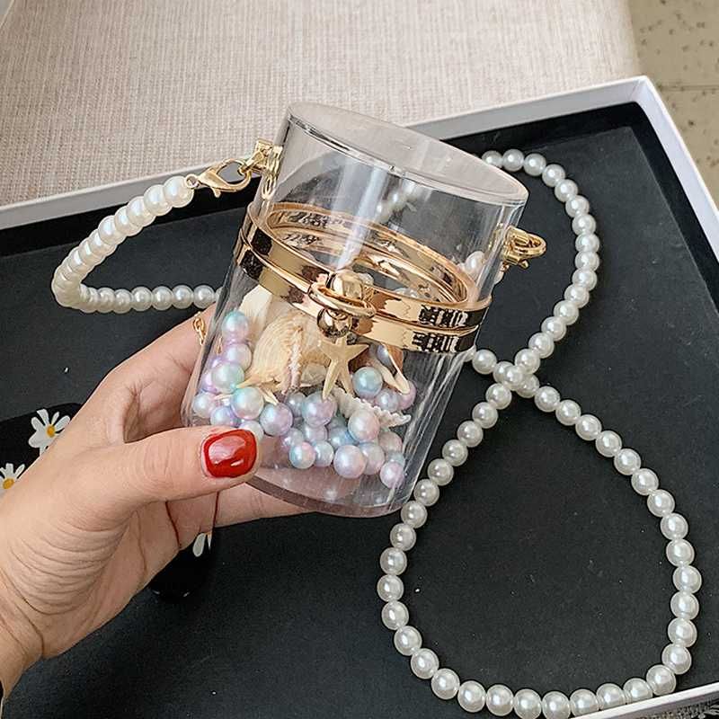 pearl strap bag