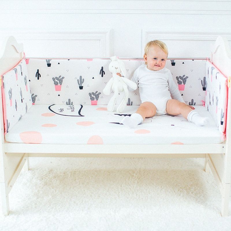 girl cot bumper