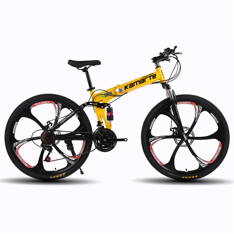 dual disc brake bike