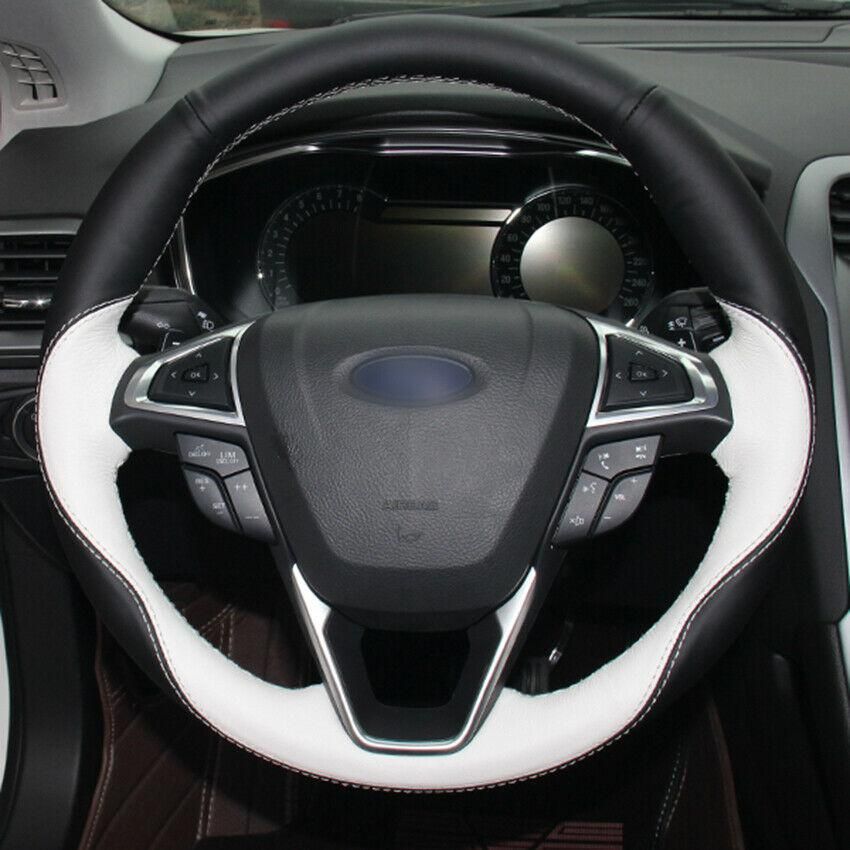 Custom Made Diy Anti Slip White Black Leather Car Steering Wheel Cover For Ford Mondeo 13 14 Edge 15 16 Velour Velvet From Ocp9636 36 18 Dhgate Com - Custom Made Leather Steering Wheel Covers Custom Made Diy Anti Slip White Black Leather Car Steering Wheel Cover For Ford Mondeo 13 14 Edge 15 16 Velour Velvet From Ocp9636 36 18 Dhgate Com - Custom Made Leather Steering Wheel Covers