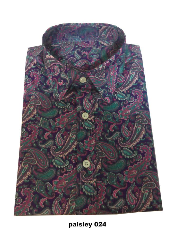 paisley dress shirt mens