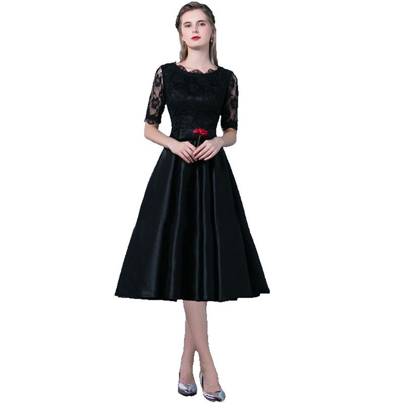 satin midi bridesmaid dress