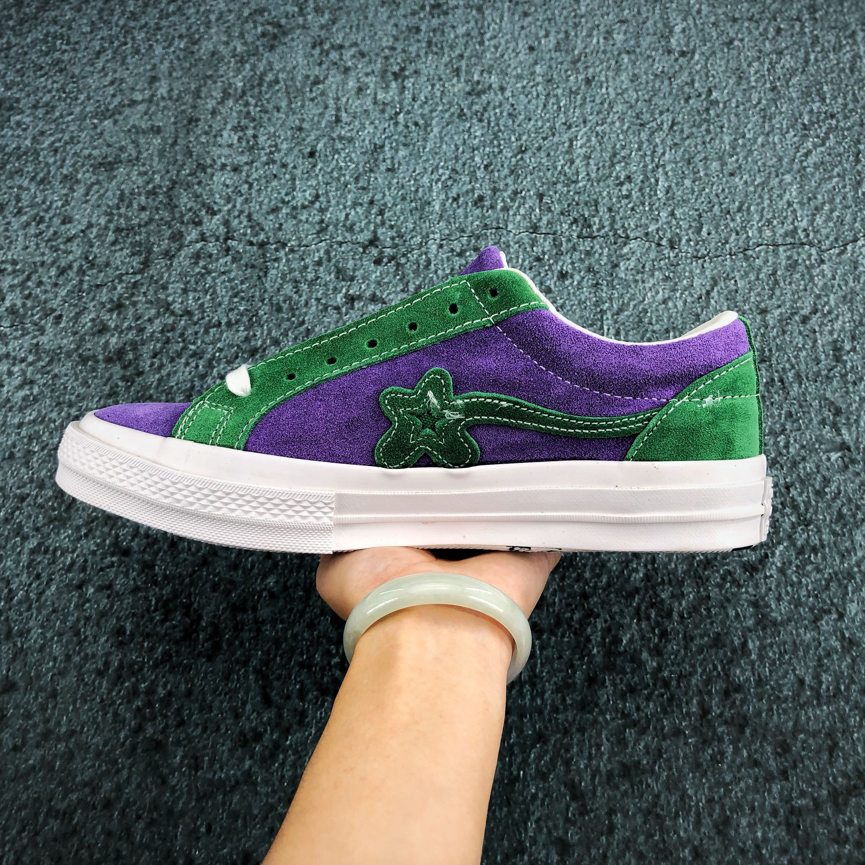 golf le fleur purple and green