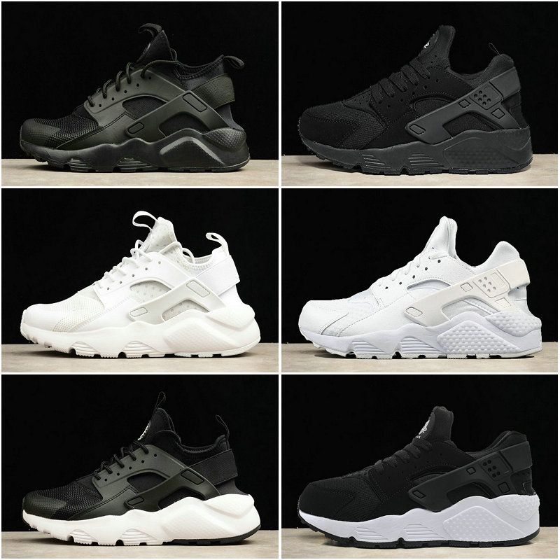 black and white huaraches womens