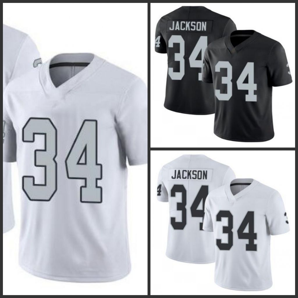 white bo jackson raiders jersey