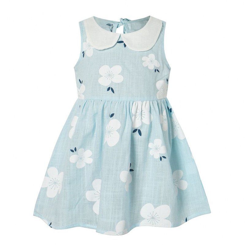 linen baby girl dress