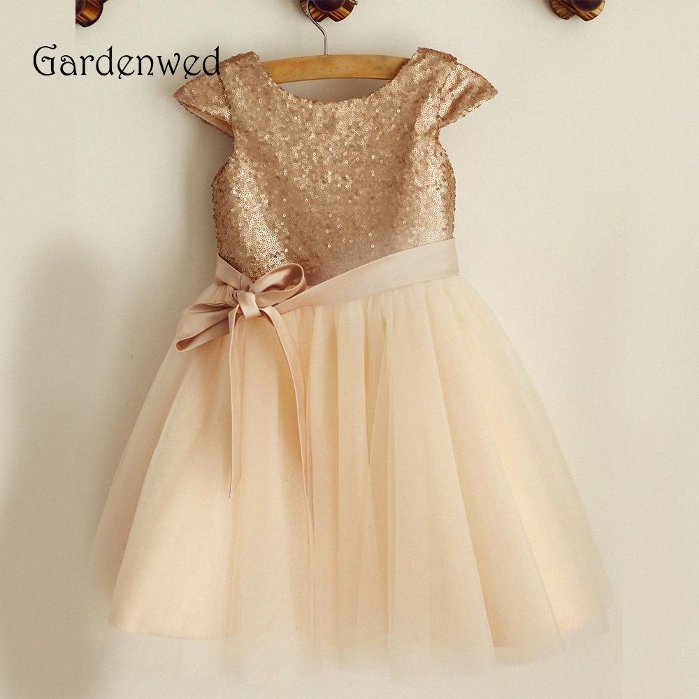 golden baby dress