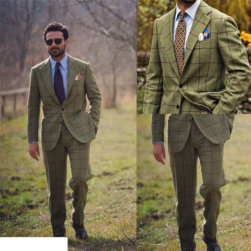 wool wedding suit