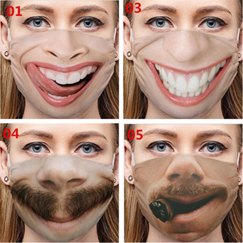 Washable Funny Face Mask Women Men Beard Whisker Sexy women Lip Mouth Printing Half Face Cover Halloween Sproof Masks Party Decor LY724 Washable Funny Face Mask Women Men Beard Whisker Sexy women Lip Mouth Printing Half Face Cover Halloween Sproof Masks Party Decor LY724