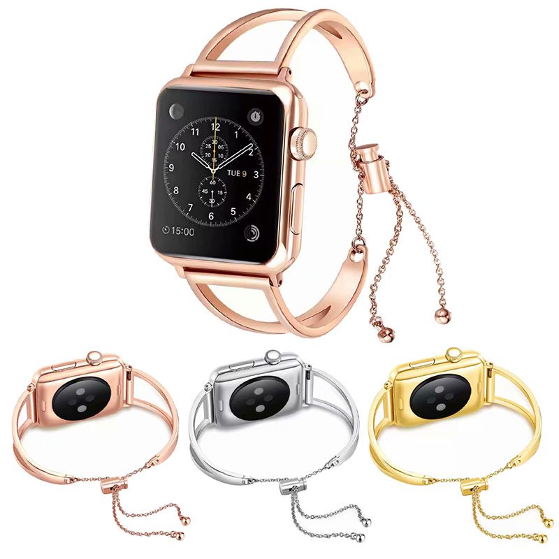 2020 Fashion Stainless Steel Girls Bracelet Metal Band Wrist Watch Strap For Apple Watch Band Series 3 2 1 38mm 42mm Watch Strap Leather Leather Strap For Watches From Ivykongli 4 03 Dhgate Com