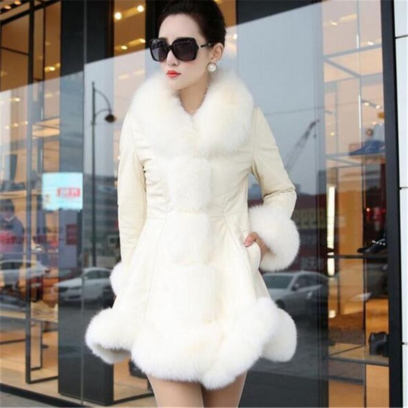 womens big fur coat