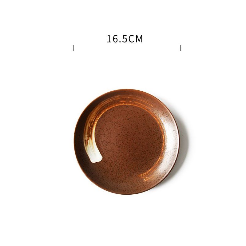 6.5 inch - bruine steen
