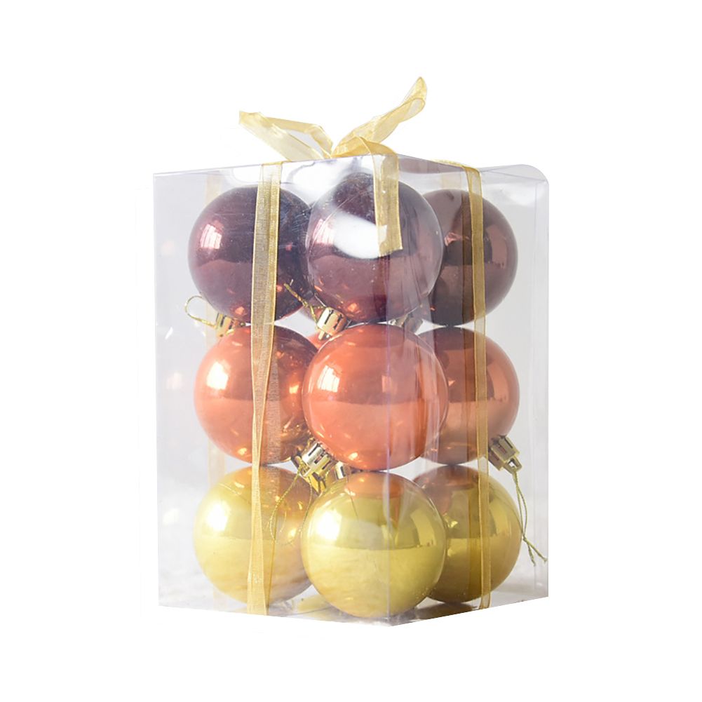 solid colored christmas balls