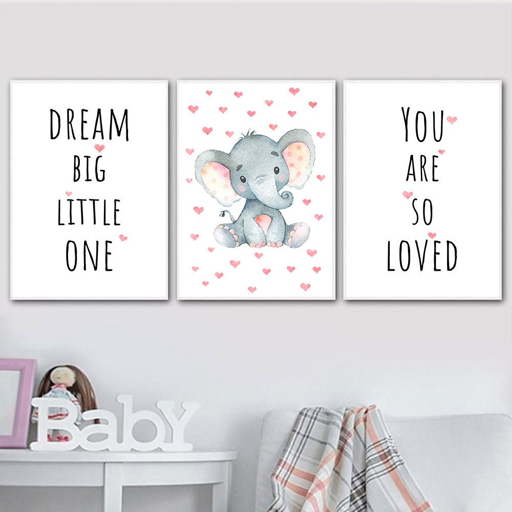 elephant paintings for nursery