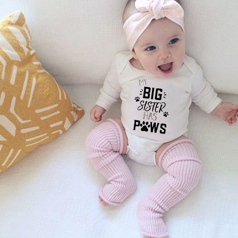 my big sister has paws onesie