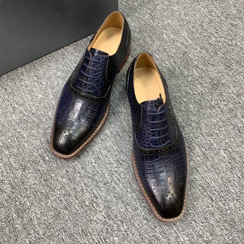 mens dark blue dress shoes
