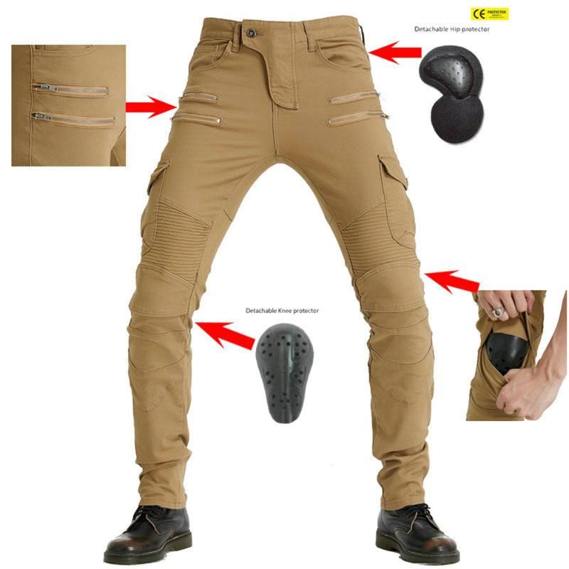 Compra Los Pantalones Vaqueros De La Motocicleta De Los Hombres Moto CE  Protección Montar A Caballo De Rotación De La Moto De Motocross Pantalones  Pantalones Pantalon Moto Barato | Entrega Rápida Y