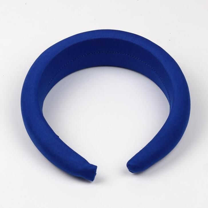Blå hårband (svart stämpel)
