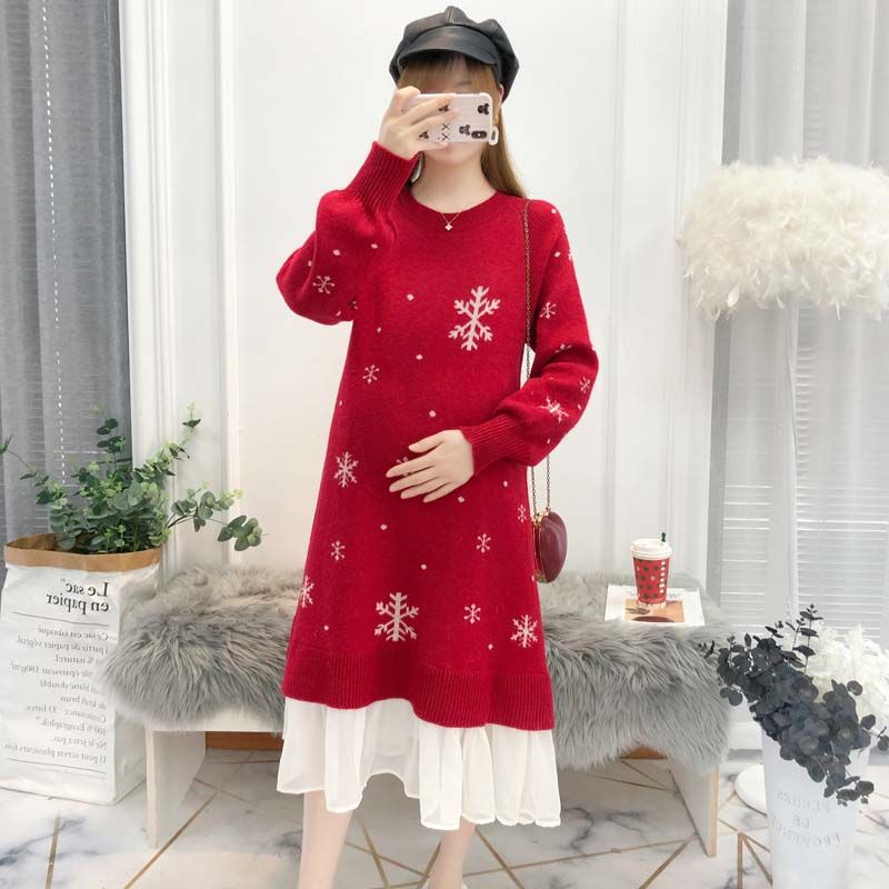 christmas maternity dresses