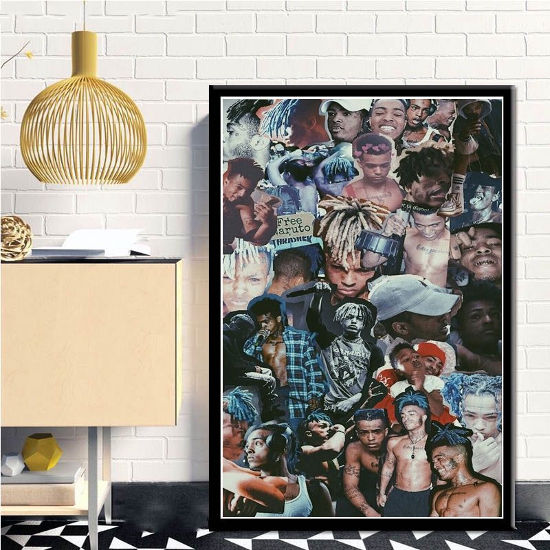 2020 Canvas Prints Xxxtentacion Picture Rap Wall Art Modular Hip Hop Painting Poster Singer Office Popular Character Home Decor Frame From Xu793737893 6 69 Dhgate Com