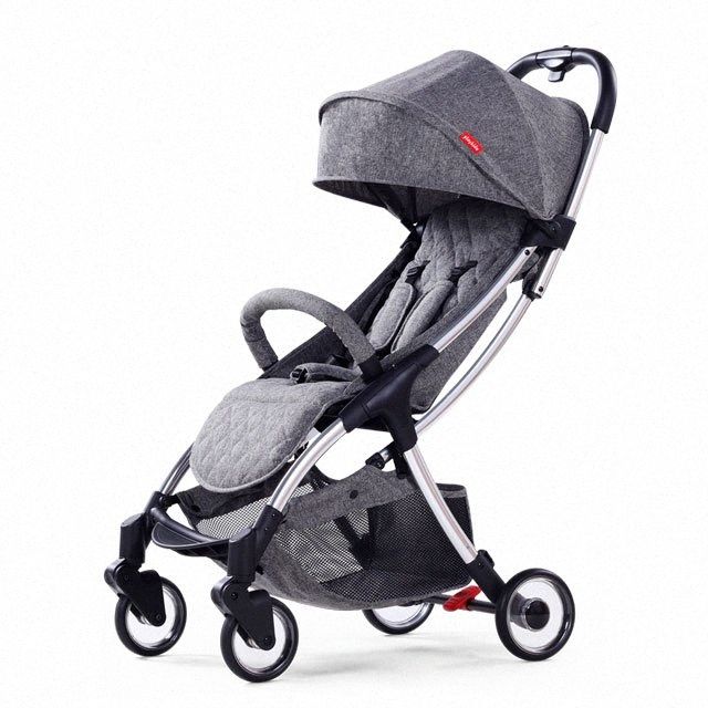 one hand fold stroller