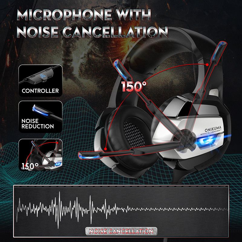 Bulk Order Authentic ONIKUMA K5 Pro 3.5mm Gaming Headphones Best Casque  Earphone Headset With Mic LED Light For Laptop Tablet / PS4 / New Xbox One  From Aaaaseller, $38.65 | DHgate.Com