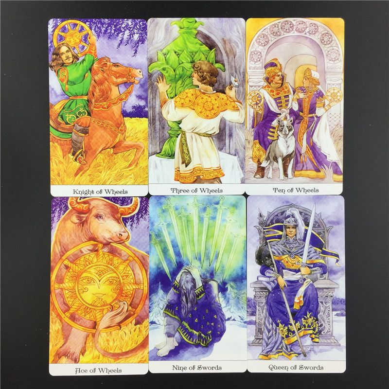 Tarot Of The Golden Wheel Tarot Cards Deck Table Game Board Games Guidance  Divination Fate Oracle English Party Playing Card From Wang1033068852,  $3.71 - DHgate.Com