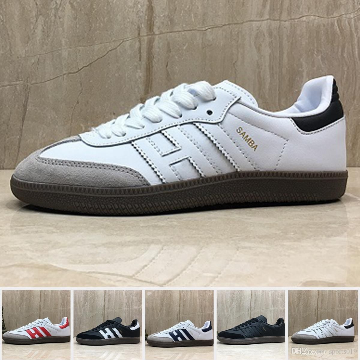 mens black samba trainers