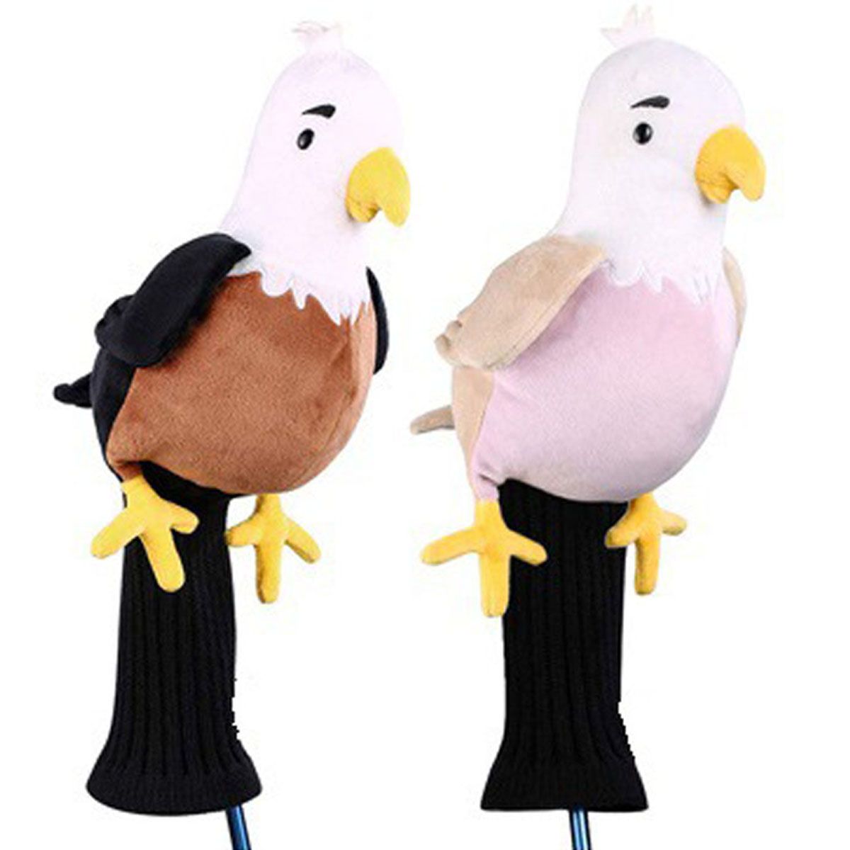 2021 Handmade Wood Golf Plush Headcover Driver Golf Headcovers Creative Design Cute Animal Golf