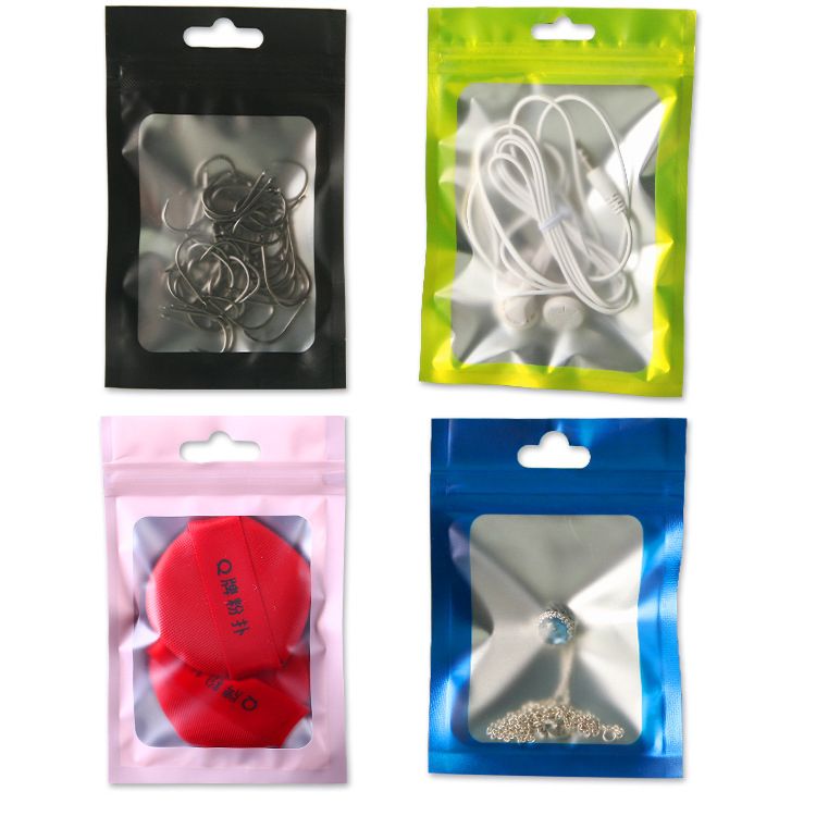 2020 Jewelry Frosted Aluminum Foil Bag Self Sealing Matte Bags Mobile