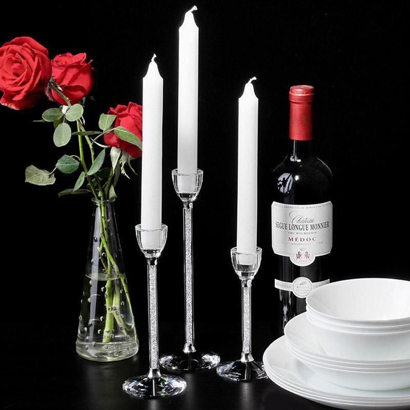 Wedding Creative Party Candle Holders Personalized Wedding Centerpieces Glass Crystal Candlestick Living Room Home Decoration Frosted Candle Holders Garden Candle Holders From Highqualit02 54 66 Dhgate Com