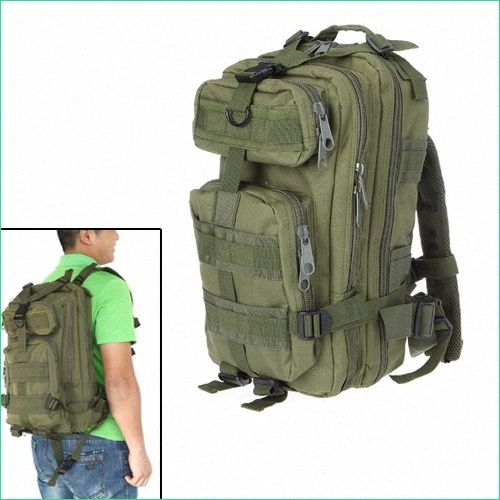 khaki green rucksack