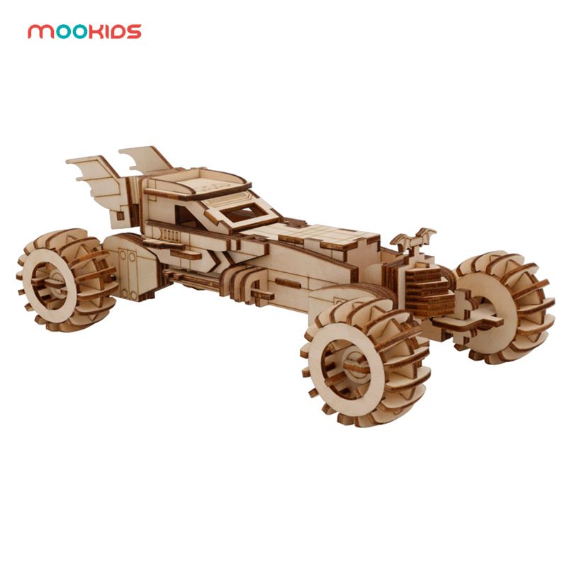 3d-puzzle de madera auto para construir tú mismo-auto deportivo clásico 