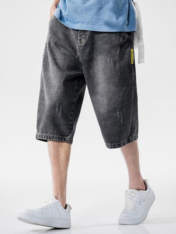 jean shorts mens style