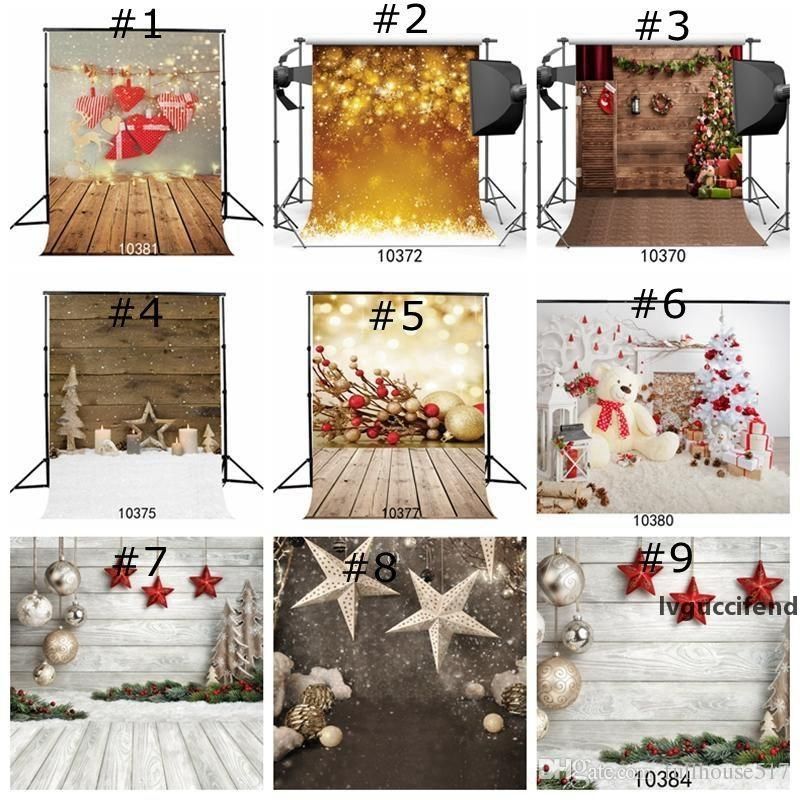 1pc Christmas Backdrop Background Christmas Balls Photo Wallpaper Mural Prop for Videos 