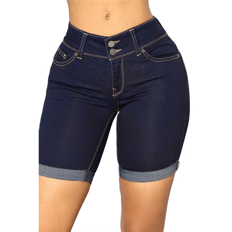 stretch jeans shorts