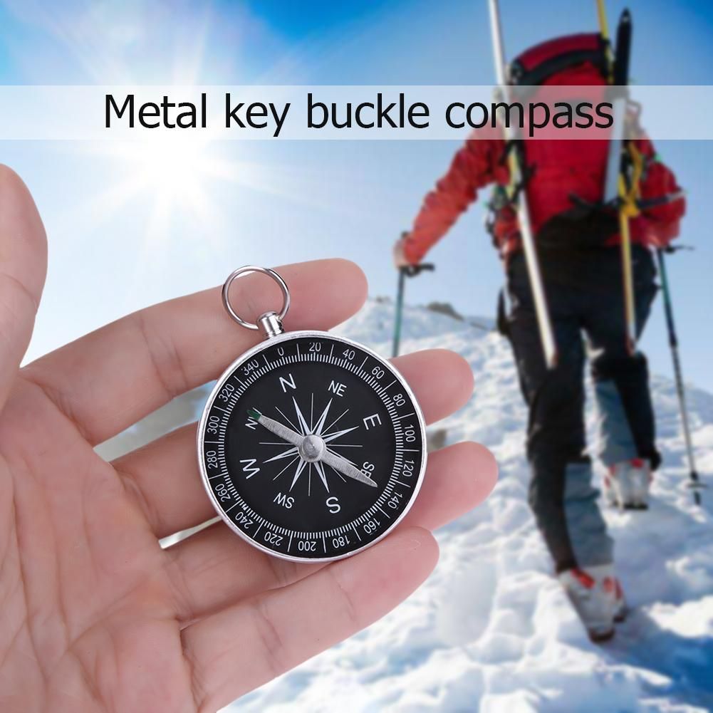Tragbar Aluminium Notfall Kompass Im Freien Überleben Kompass Werkzeug G44-2 #R 