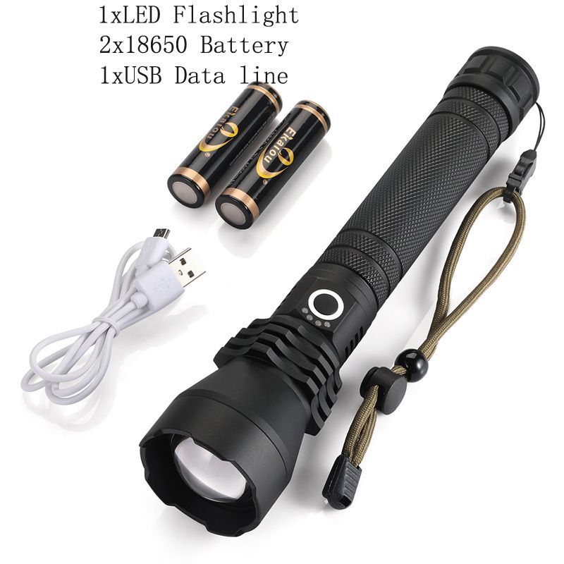 High Power 1000 Lumens XHP50 Zoom Flashlight LED Rechargeable Torch Headlamp UK