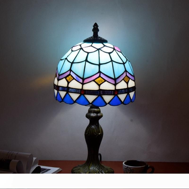 blue table lamps bedroom