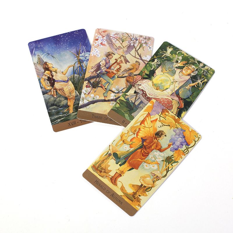 44 Blatt Arbeit Ihre leichte Tarot-Brettspielkarte lustige Brettspielkarte f/ür Party und Haushalt Mississ Fairy Tarot-Karten