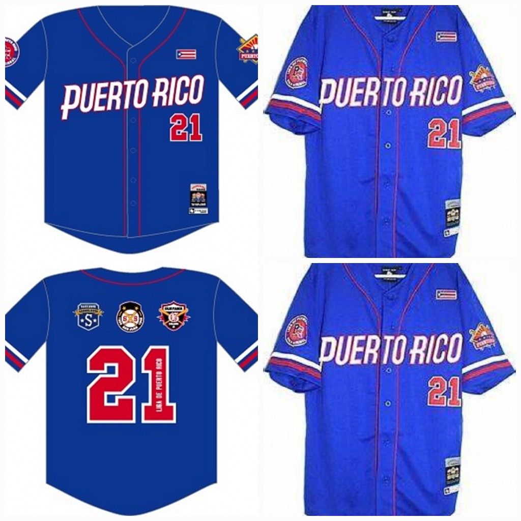 custom puerto rico baseball jersey