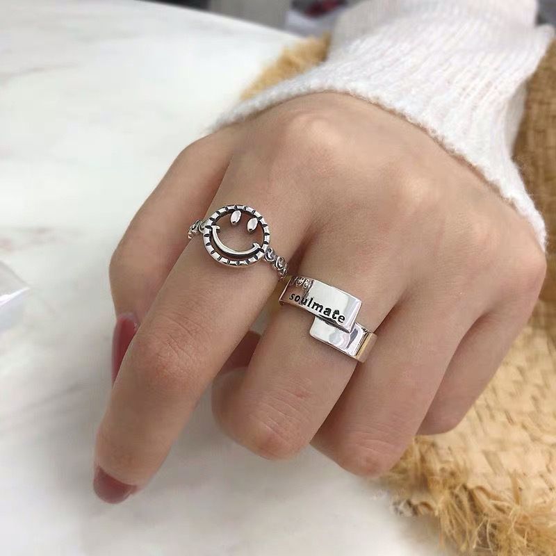 Bague smiley or Clearance