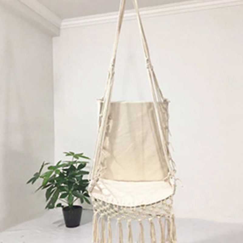 Compra Silla Hamaca Macrame Columpio Que Cuelga De La Cuerda De Algodón  Columpio Para La Hamaca Para Uso Interior Y Exterior 849D # Barato |  Entrega Rápida Y Calidad | Es.Dhgate