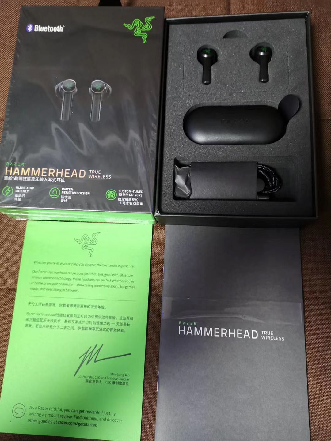 Razer Hammerhead True Wireless Earbuds Headphones Wireless Earphones In Ear Sport Headsets A Quality For Game Earphone From Dormen19 22 68 Dhgate Com