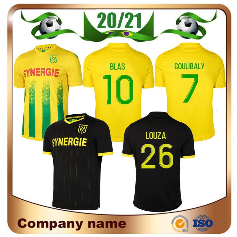 2020 2020 FC Nantes Soccer Jersey 20/21 Home COULIBALY ...