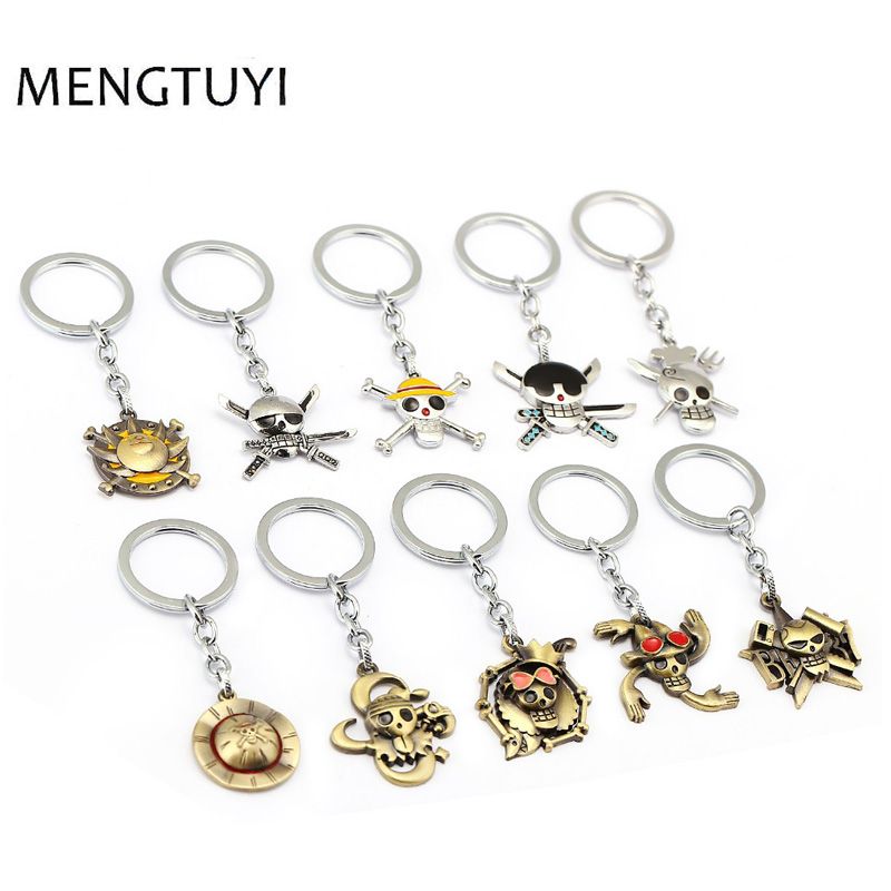 straw hat keychain